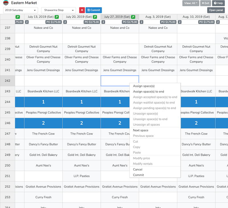 flea market management software