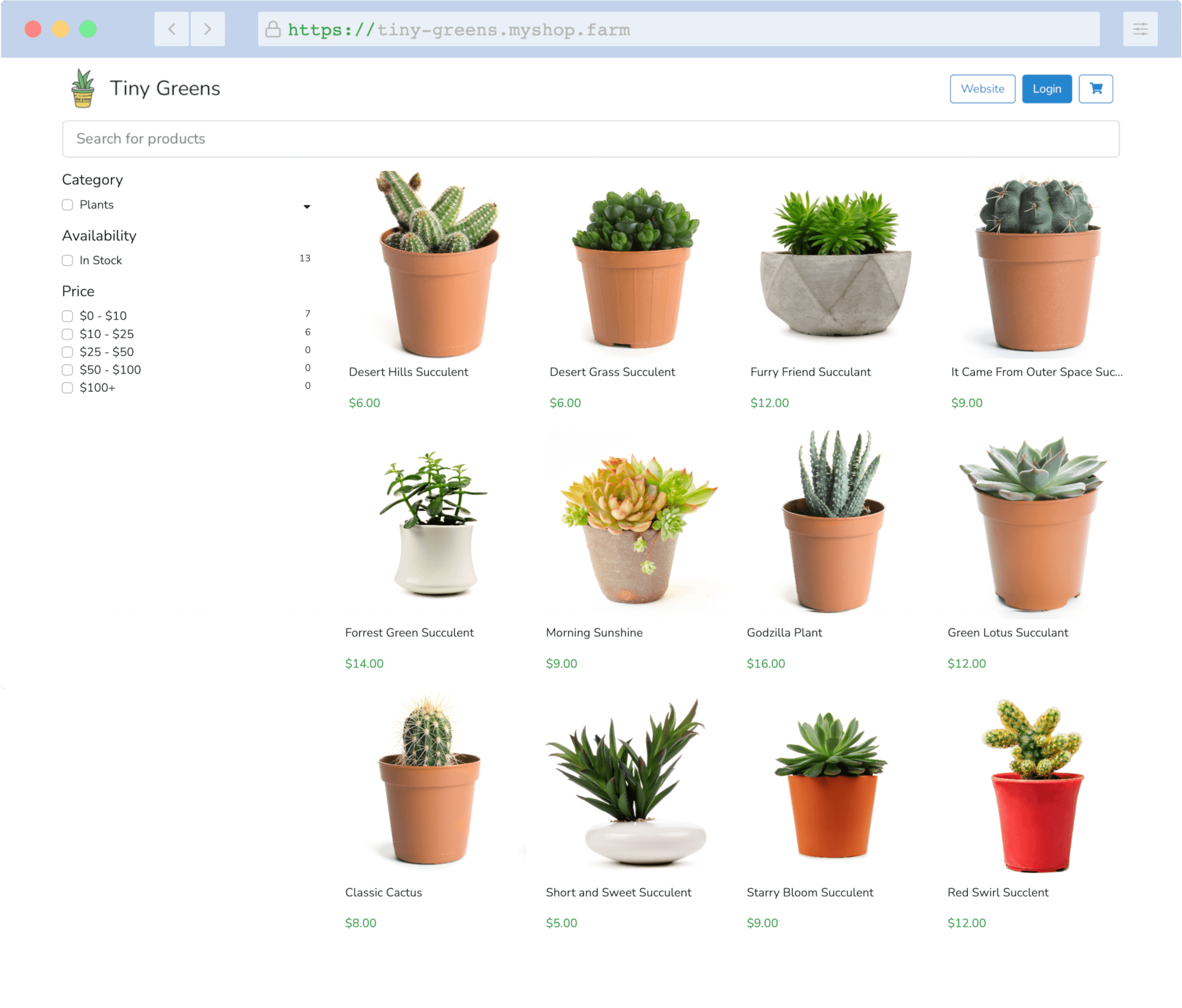 Vendor Online Store Order